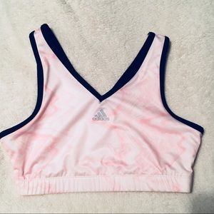 Pastel Pink Adidas Sports Bra